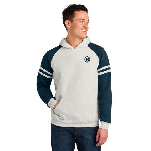 Jerzees Unisex NuBlend Varsity Colorblock Hooded Sweatshirt image thumbnail