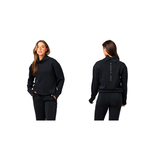 Women's Comfort Zone Super Soft Modal Blend Funnel Neck image thumbnail