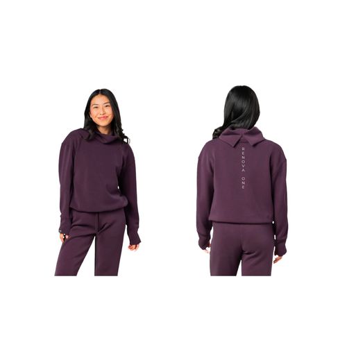 Women's Comfort Zone Super Soft Modal Blend Funnel Neck image thumbnail