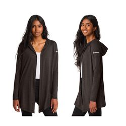 Image of District Women's Perfect Tri Hooded Cardigan
