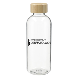 Image of RPET Reusable Bottle with Bamboo Lid 22 oz