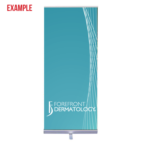 Adjustable Retractable Banner Kit 33.5” w x 60”- 83.25” h  image thumbnail
