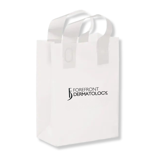 Clear Frosted Shopper Bag with Insert image thumbnail