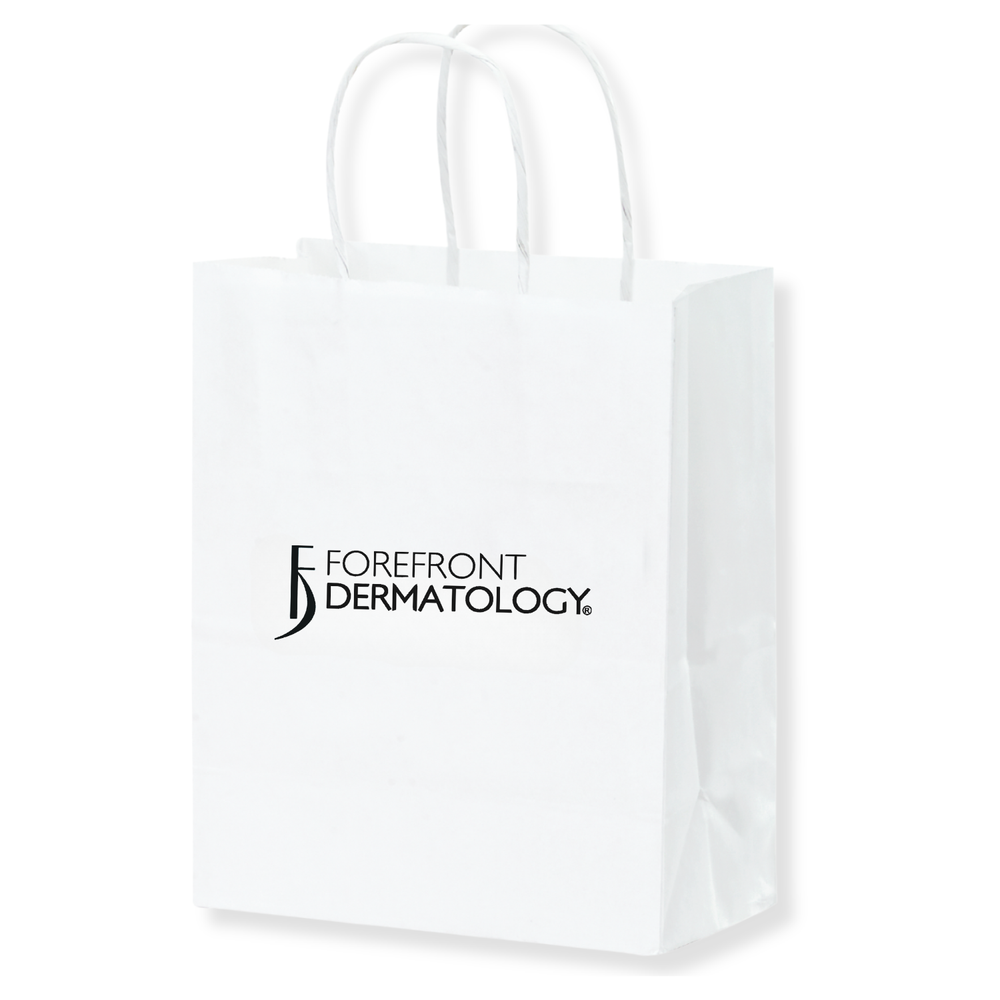 White Kraft Paper Shopper Bag primary image