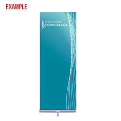 Image of Adjustable Retractable Banner Kit 33.5” w x 60”- 83.25” h 