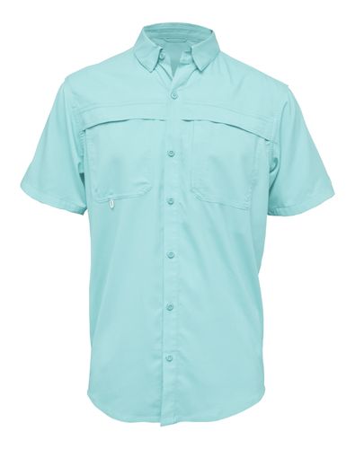 BAW Men Short Sleeve Fishing Shirt image thumbnail