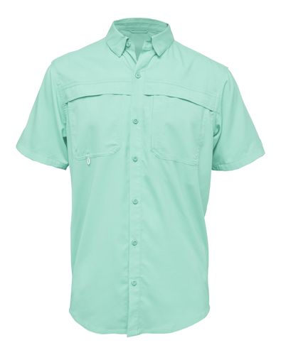 BAW Men Short Sleeve Fishing Shirt image thumbnail