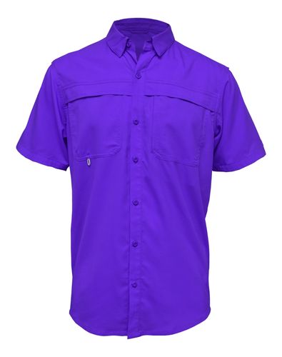 BAW Men Short Sleeve Fishing Shirt image thumbnail