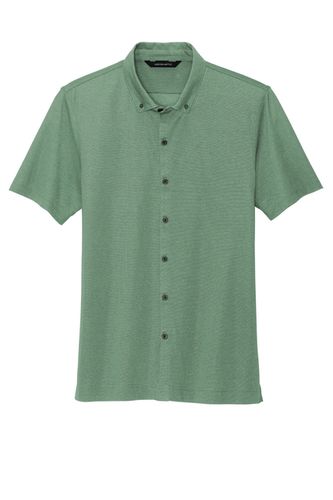 Mercer+Mettle® Stretch Pique Full-Button Polo MM1006 image thumbnail