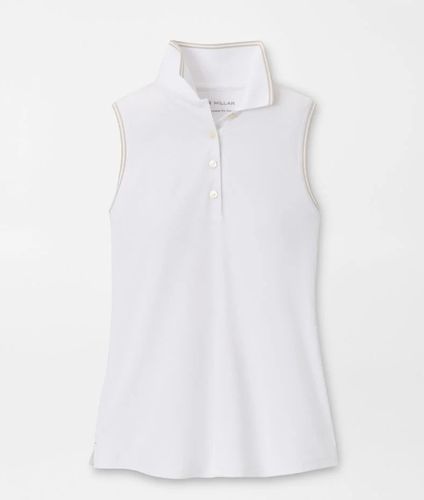 Peter Millar Canterbury Tipped Sport Mesh Sleeveless Polo image thumbnail