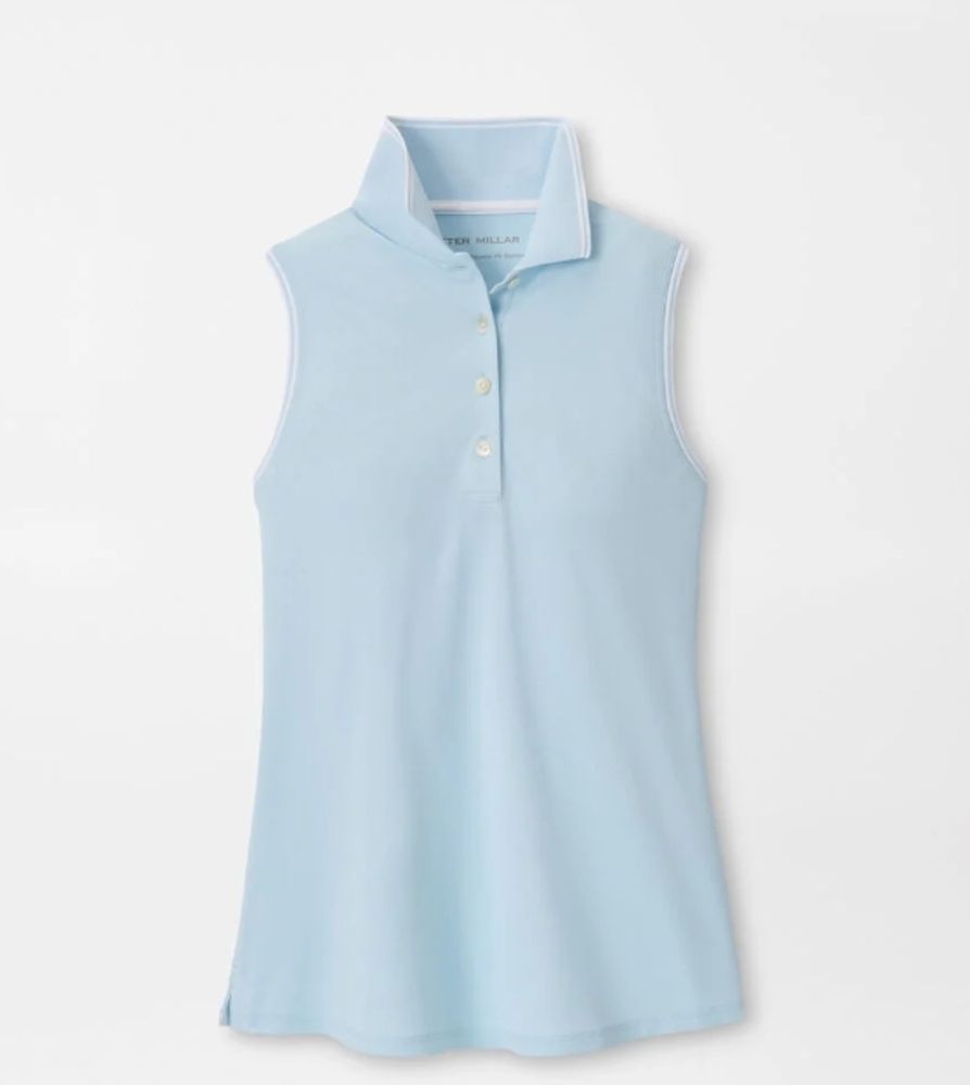 Peter Millar Canterbury Tipped Sport Mesh Sleeveless Polo primary image