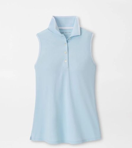 Peter Millar Canterbury Tipped Sport Mesh Sleeveless Polo image thumbnail