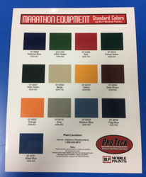 Image of Marathon Paint Chip Card
