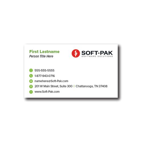 Soft Pak Business Card image thumbnail