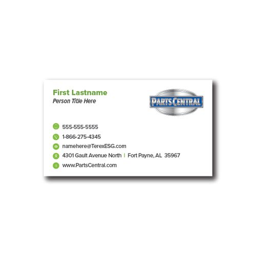 Parts Central Business Card image thumbnail