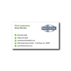 Image of Parts Central Business Card