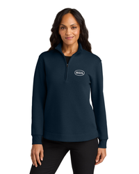 Image of Port Authority Women's Wearever Signature Double Pique 1/4-Zip