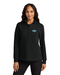 Image of Port Authority Women's Wearever Signature Double Pique 1/4-Zip