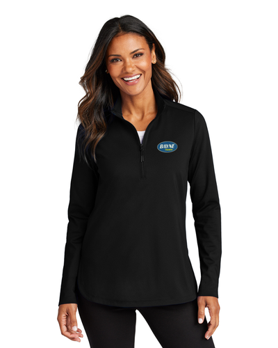 Port Authority Ladies C-FREE Double Knit 1/4-Zip image thumbnail