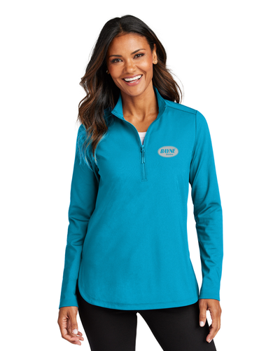 Port Authority Ladies C-FREE Double Knit 1/4-Zip image thumbnail