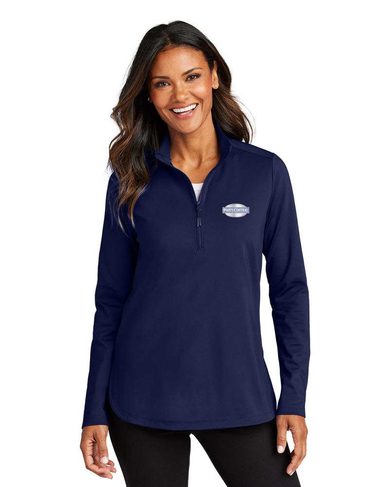 Port Authority Ladies C-FREE Double Knit 1/4-Zip primary image