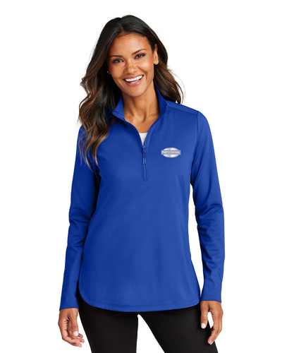 Port Authority Ladies C-FREE Double Knit 1/4-Zip image thumbnail