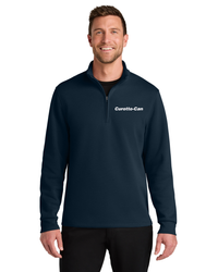 Image of Port Authority Wearever Signature Double Pique 1/4-Zip