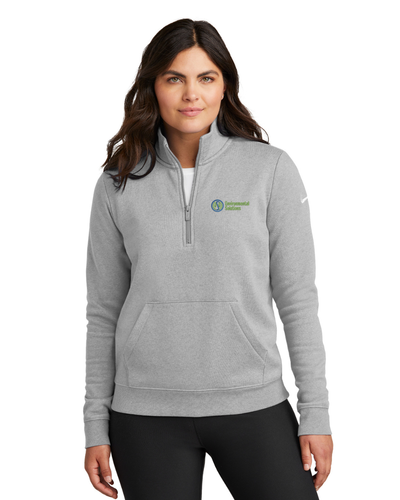 Nike Ladies Club Fleece Sleeve Swoosh 1/2-Zip image thumbnail