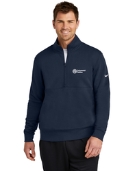 Image of Nike Club Fleece Sleeve Swoosh 1/2-Zip