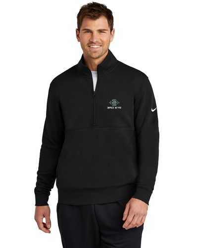 Nike Club Fleece Sleeve Swoosh 1/2-Zip image thumbnail