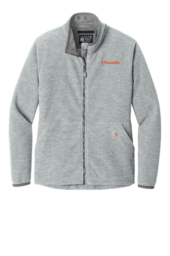 Women's Carhartt®Textured Full-Zip Fleece Jacket image thumbnail