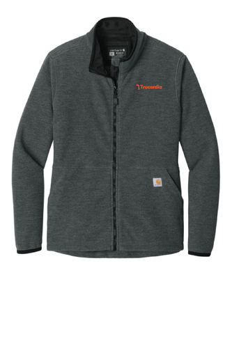 Women's Carhartt®Textured Full-Zip Fleece Jacket image thumbnail
