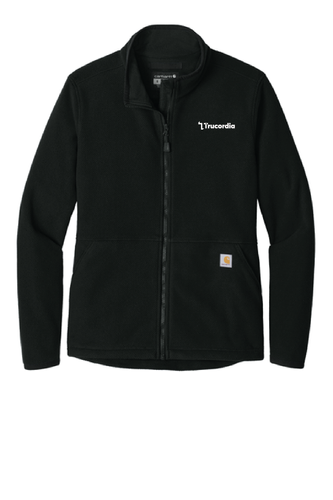 Women's Carhartt®Textured Full-Zip Fleece Jacket image thumbnail