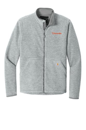 Carhartt® Textured Full-Zip Fleece Jacket image thumbnail