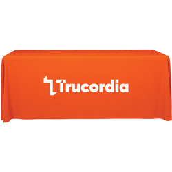 Image of Fitted Full Color Table Throw (6' Table)