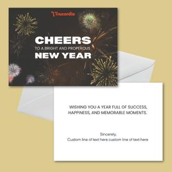 Image of Greeting Card - Happy New Year