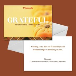 Image of Greeting Card - Happy Thanksgiving