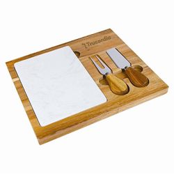 Image of 4-Piece Acacia Wood Cheese Set