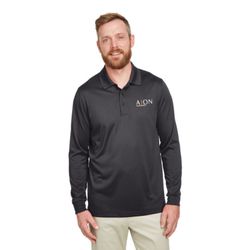 Image of Harriton Men's Tall Advantage Long Sleeve Polo