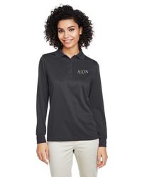 Image of Harriton Ladies' Advantage Long Sleeve Polo