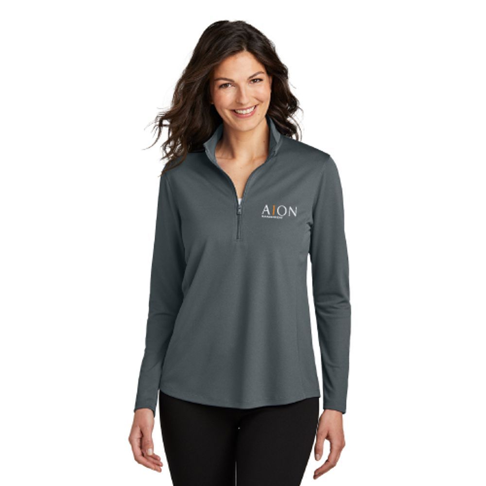  Port Authority Ladies Dry Zone UV Micro-Mesh 1/4 Zip primary image
