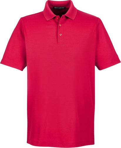 Devon & Jones CrownLux Performance™ Men's Plaited Polo image thumbnail