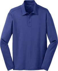 Image of Port Authority® Silk Touch™ Performance Long Sleeve Polo