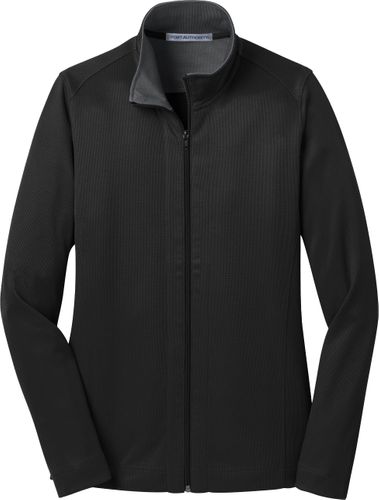 Port Authority Ladies Vertical Texture Full-Zip Jacket image thumbnail