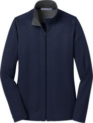 Image of Port Authority Ladies Vertical Texture Full-Zip Jacket