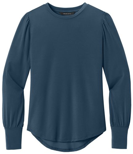 Mercer+Mettle® Women’s Stretch Jersey Long Sleeve Blouson Top image thumbnail