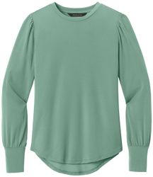 Image of Mercer+Mettle® Women’s Stretch Jersey Long Sleeve Blouson Top