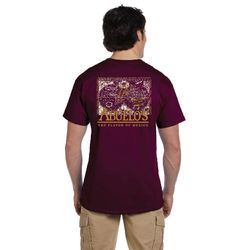 Image of Maroon Ultra Cotton Passport Tee (STOCK)