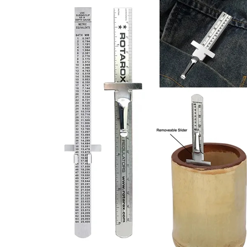 Pocket Ruler With Sliding Clip image thumbnail