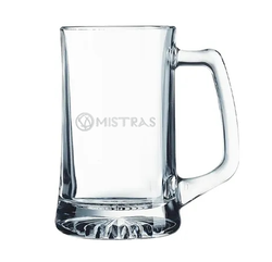 Image of Polar Camel 14 oz Glass Beer Mug w/ Handle